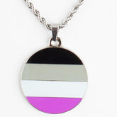 Asexual Pride Pendant Necklace